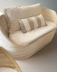 La Terra Round Rattan 2 Seater Lounge Chair