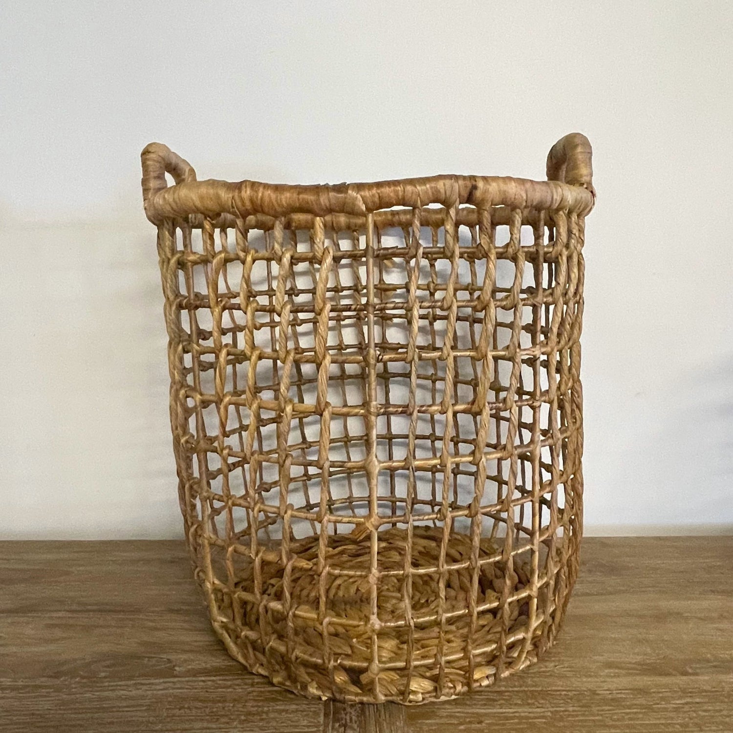 Round Waterhyacinth Open Weave Storage Basket - Assorted Sizes