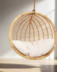 Dusk Single Round Cane Hanging Chair