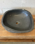 Large River Stone Basin 32 - 43 x 39 x 15cm