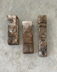 Medium Single Vintage Indian Timber Wall Hooks | Assorted Styles
