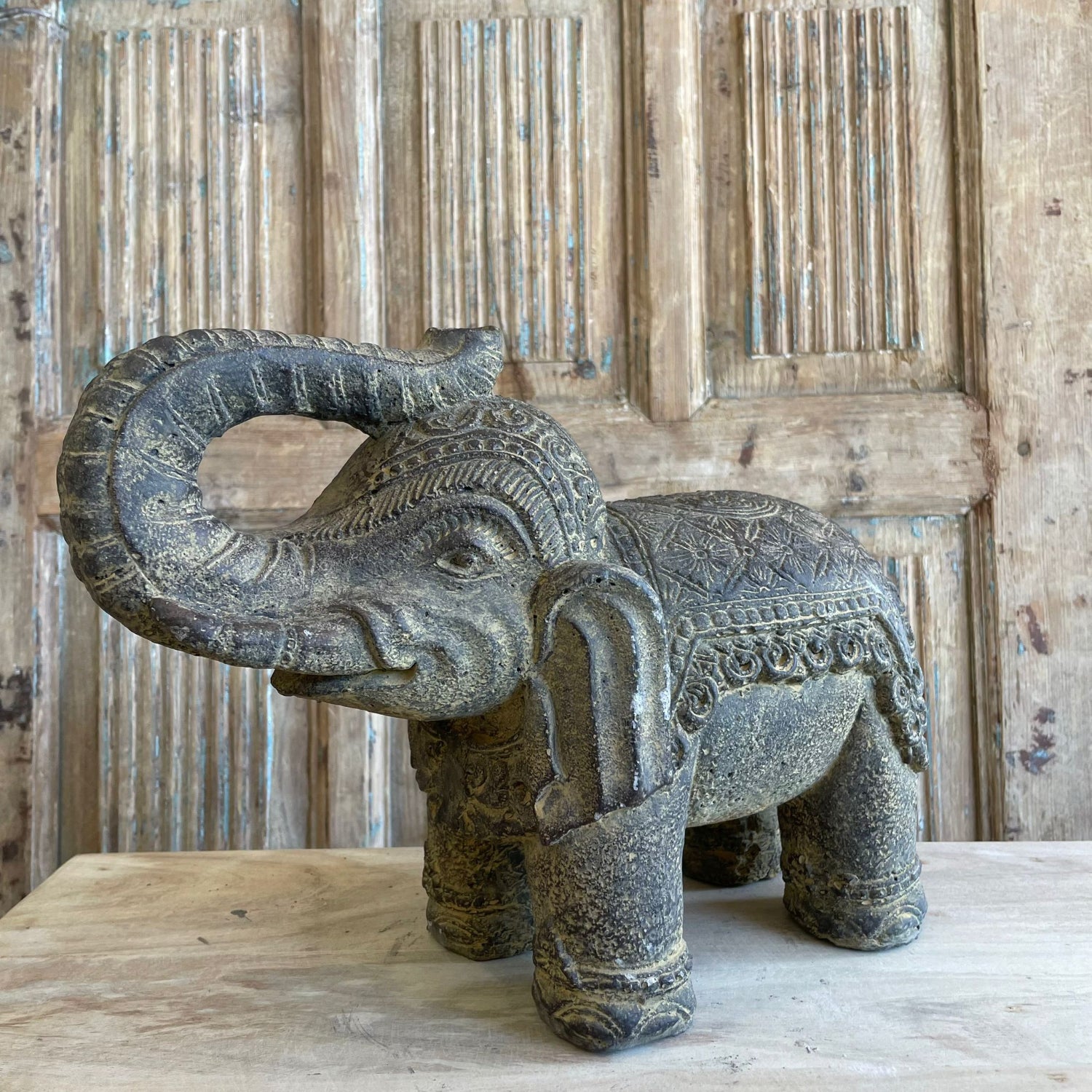Large Stone Elephant