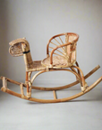 Little One Kids Rattan Rocking Horse