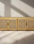 Low Rattan Sideboard 180cm