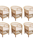 Malawi Style Rattan Chair - Set of 6