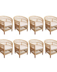 Malawi Style Rattan Chair - Set of 8