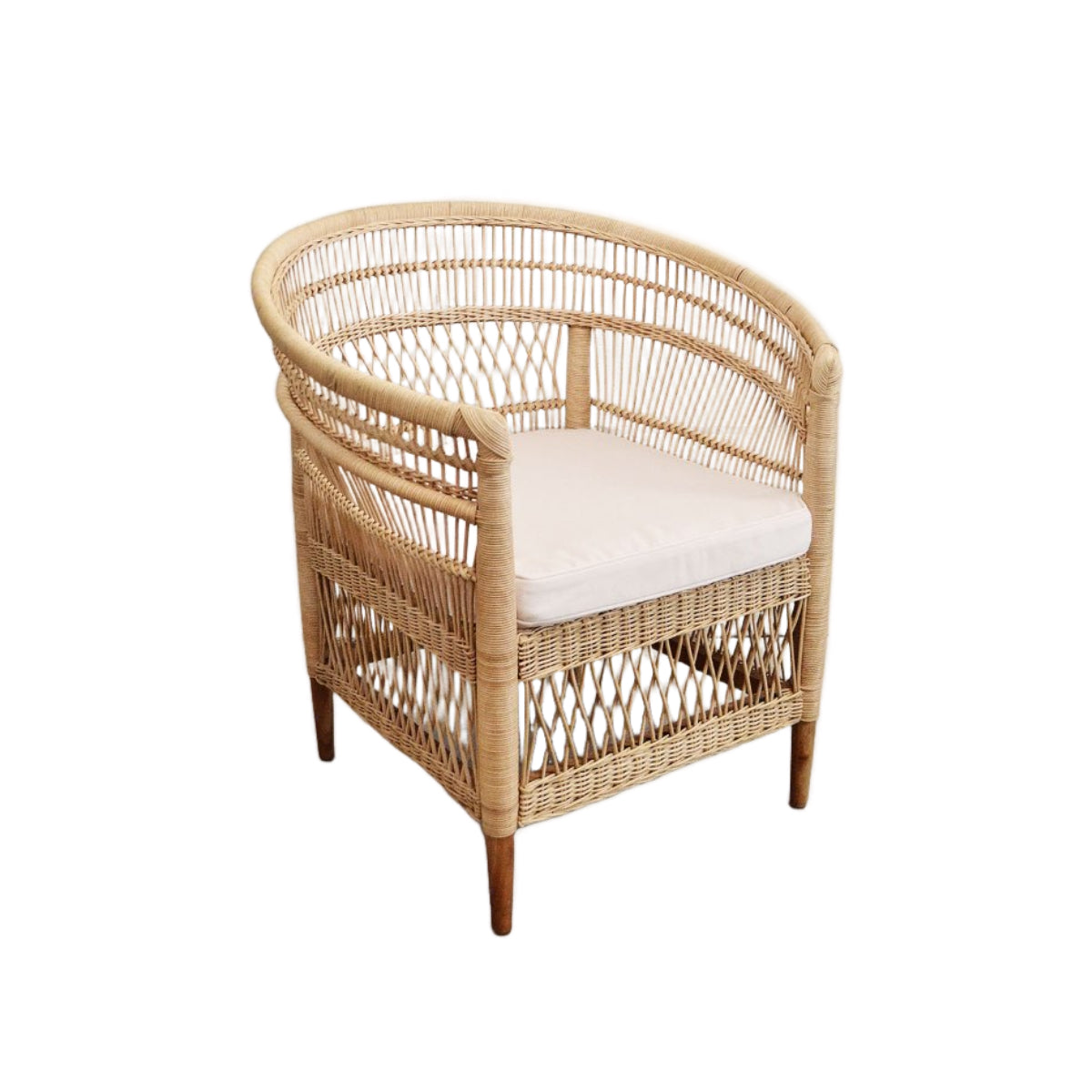 Malawi Style Rattan Chair - Set of 4