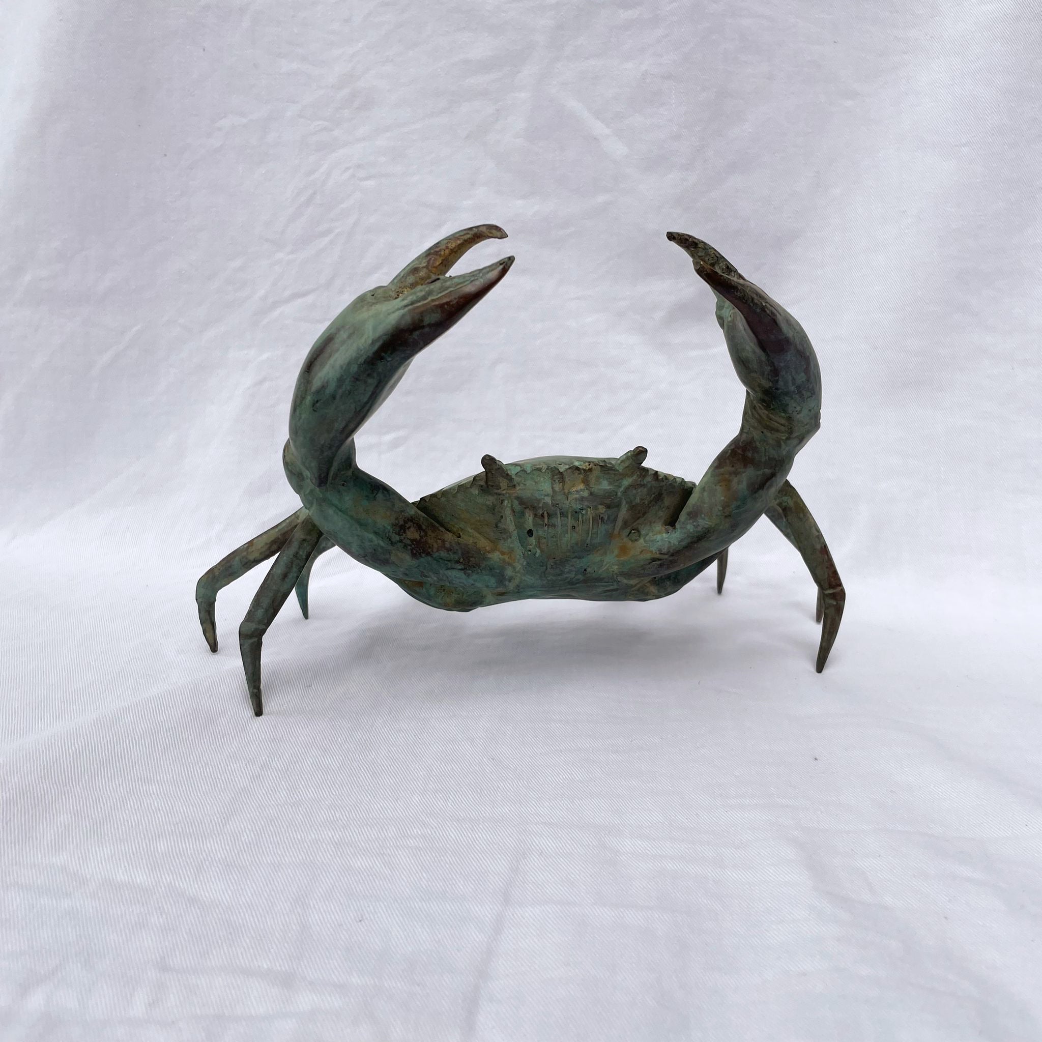 Medium Aged Brass Crab