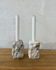 Medium Natural Onyx Stone Candle Holder