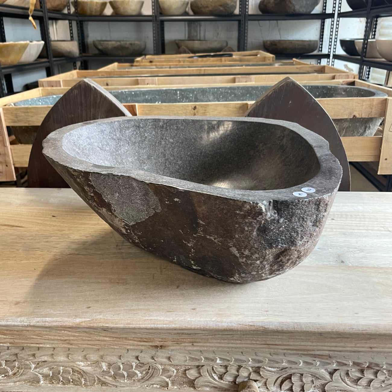 Medium River Stone Basin 