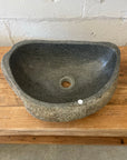 Medium River Stone Basin 45 - 43 x 29.5 x 15.5cm