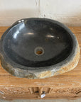 Medium River Stone Basin 