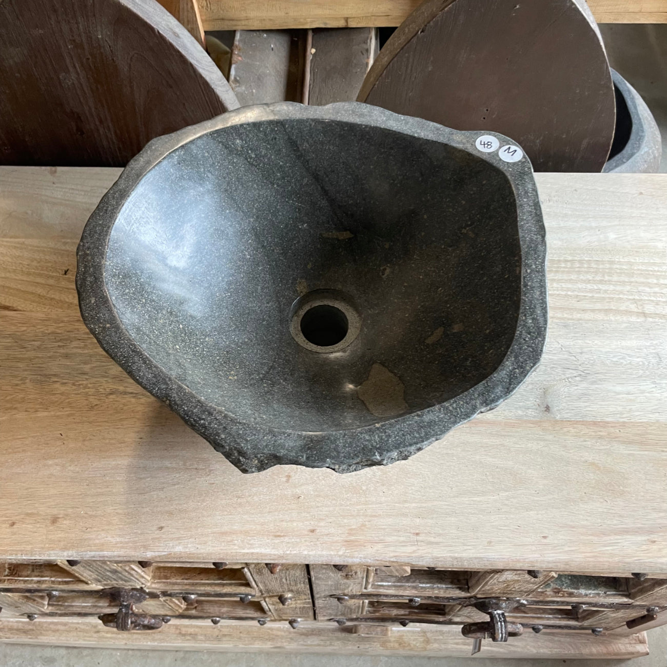 Medium River Stone Basin 