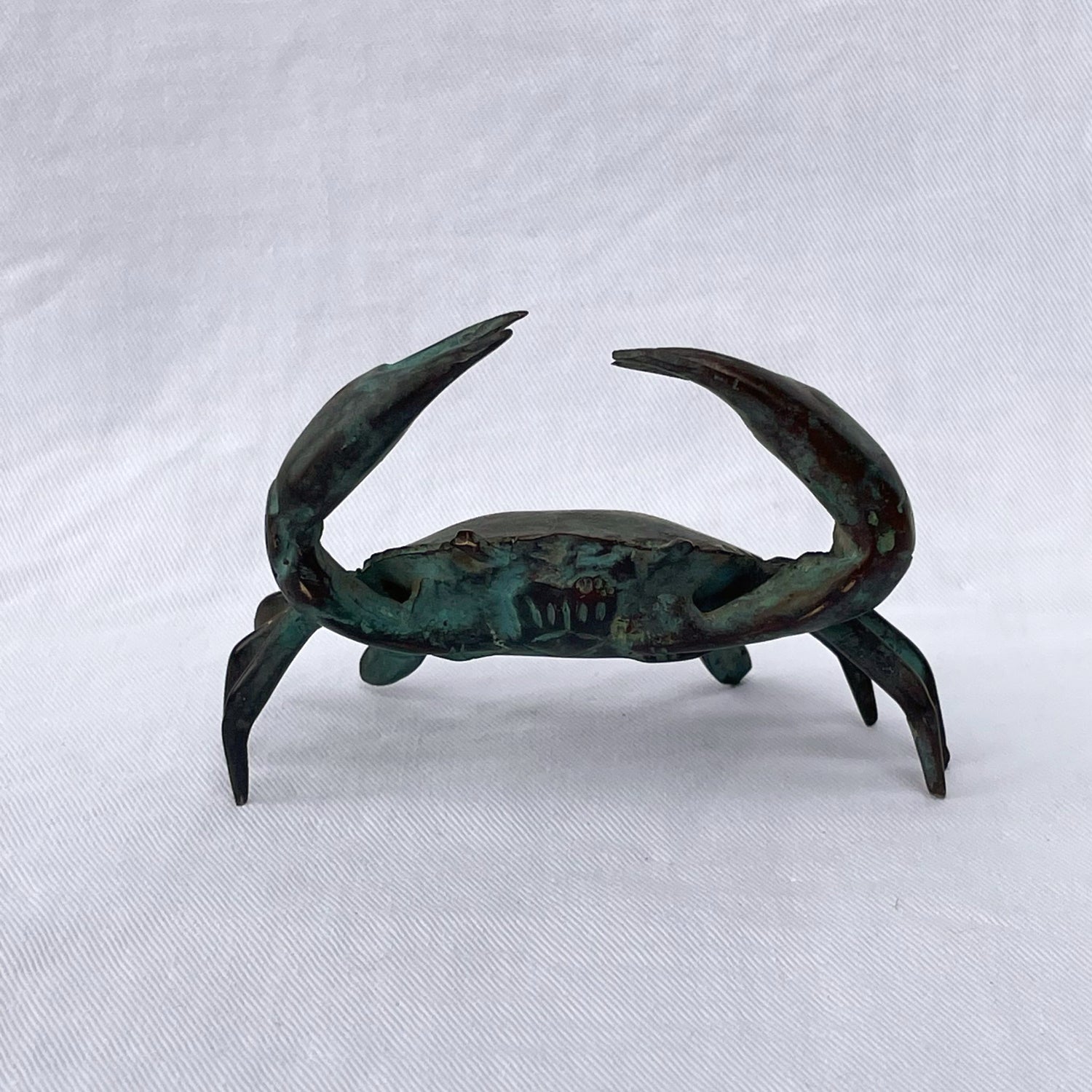 Mini Aged Brass Crab