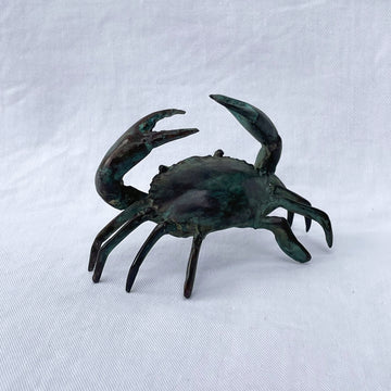 Mini Aged Brass Crab