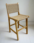 Mykonos Teak Counter Stool with Back