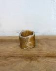 Narrow Stone Edge Onyx Holder 7cm