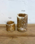 Narrow Stone Edge Onyx Holder 7cm