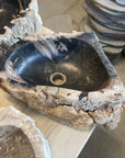 Natural Fossilised Wood Basin 