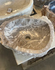 Natural Fossilised Wood Basin 