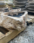 Natural Fossilised Wood Basin 