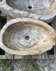 Natural Fossilised Wood Basin 