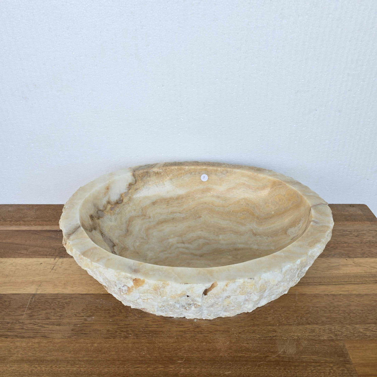 Natural Onyx Stone Basin 29 - 52 x 38cm
