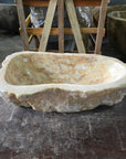 Natural Onyx Stone Basin 30 - 51 x 32 x 15cm