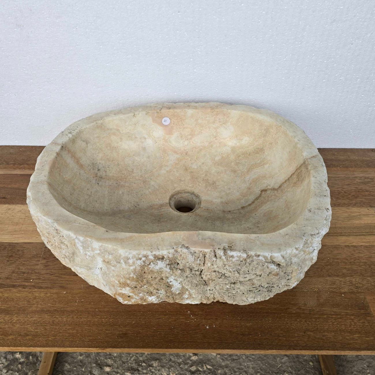 Natural Onyx Stone Basin 36 - 51cm x 39cm