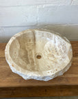 Natural Onyx Stone Basin 43 - 51 x 43 x 15cm