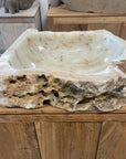 Natural Onyx Stone Basin 