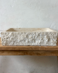 Natural Rectangle Marble Stone Basin 02