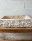 Natural Rectangle Marble Stone Basin 07