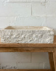 Natural Rectangle Marble Stone Basin 11