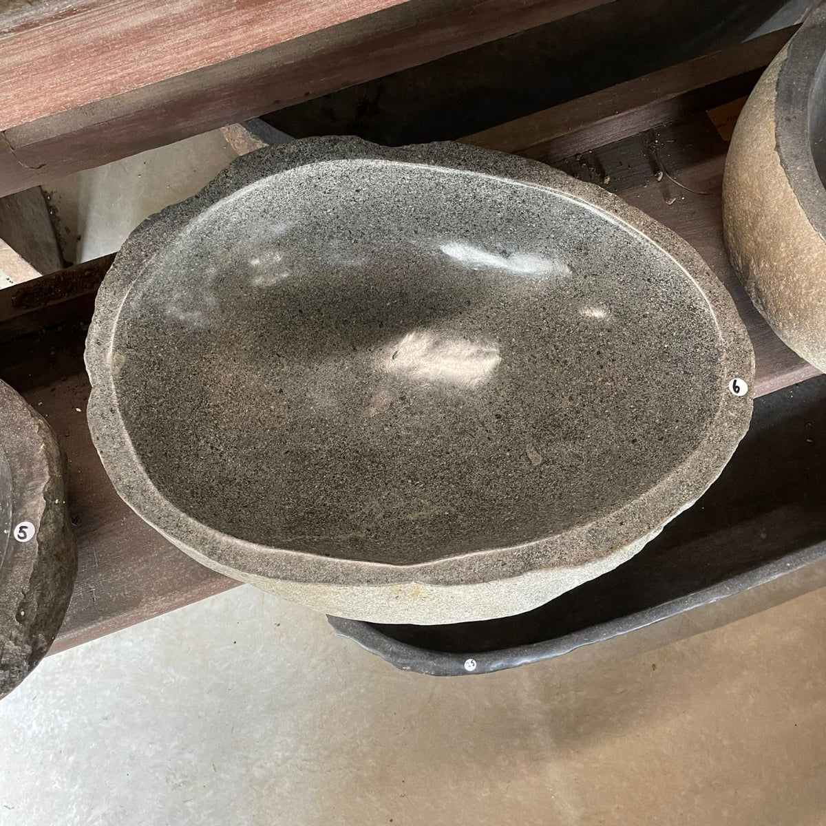 Natural River Stone Bowls - Assorted Sizes