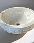 Natural Round Marble Stone Basin 