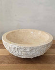 Natural Round Marble Stone Basin 09 | Pre Order - Arriving End Nov