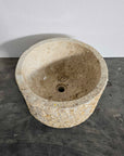 Natural Round Marble Stone Counter Basin 01 | Pre Order - Arriving End Nov