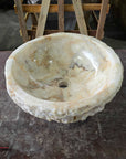 Natural Round Onyx Stone Basin 01