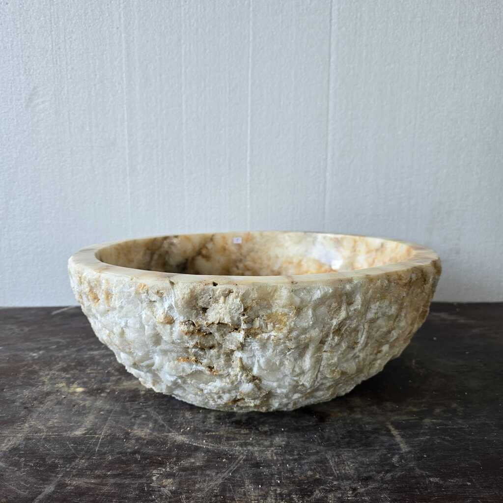 Natural Round Onyx Stone Basin 05
