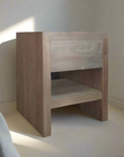 Natural Teak Bedside Table