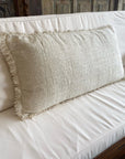 Natural Woven Lumbar Cushion 50x100cm