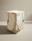 White Onyx Side Table