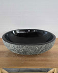 Oval Andesite Burn Stone Basin 07 - Pre Order
