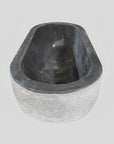 Oval Hammered Natural Stone Bath 01 | Pre Order - Arriving Early 2026