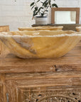 Oval Rugged Onyx Stone Basin 