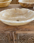 Oval Rugged Onyx Stone Basin 