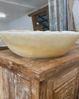 Oval Rugged Onyx Stone Basin 