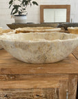 Oval Rugged Onyx Stone Basin 