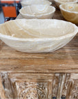 Oval Rugged Onyx Stone Basin 